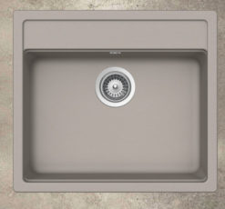 SHOCK CRISTALITE MANHATTAN 30060-1451 CONCRETE BETON Νεροχύτης Κουζίνας Γρανίτης 57X51