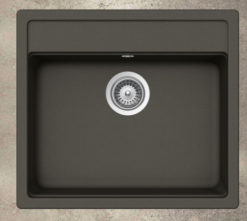 SHOCK CRISTALITE MANHATTAN 30060-1421 ASPHALT Νεροχύτης Κουζίνας Γρανίτης 57X51
