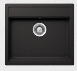 SHOCK CRISTALITE MANHATTAN 30060-1401 NERO Νεροχύτης Κουζίνας Γρανίτης 57X51 (10 Άτοκες Δόσεις)