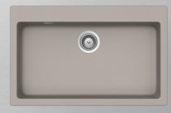 SHOCK CRISTALITE MANHATTAN 30080-1451 CONCRETE BETON Νεροχύτης Κουζίνας Γρανίτης 79X50
