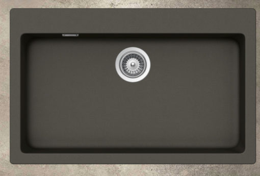 SHOCK CRISTALITE MANHATTAN 30080-1421 ASPHALT Νεροχύτης Κουζίνας Γρανίτης 79X50