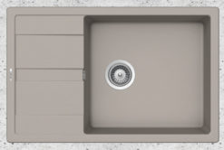 SHOCK CRISTALITE MANHATTAN 30180-1451 CONCRETE BETON Νεροχύτης Κουζίνας Γρανίτης 78X50