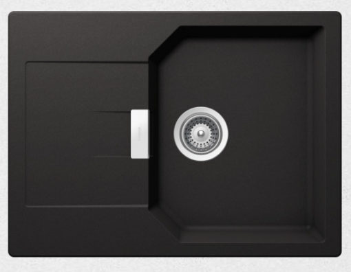 SHOCK CRISTALITE MANHATTAN 30170-1401 NERO Νεροχύτης Κουζίνας Γρανίτης 69X51