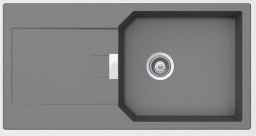 SHOCK CRISTALITE MANHATTAN 30100-1441 CROMA Νεροχύτης Κουζίνας Γρανίτης 100X51