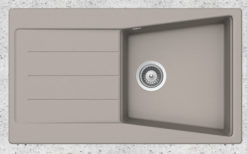 SHOCK CRISTALITE CITY 32190-1451 CONCRETE BETON Νεροχύτης Κουζίνας Γρανίτης 86X50