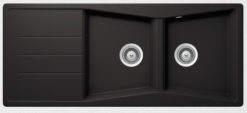 SHOCK CRISTALITE CITY 32300-1401 NERO Νεροχύτης Κουζίνας Γρανίτης 116X50