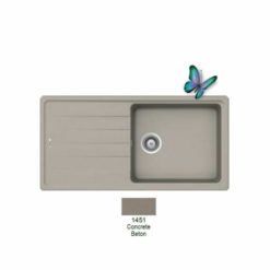 SHOCK CRISTALITE ELEMENT 31100-1451 CONCRETE BETON Νεροχύτης Κουζίνας Γρανίτης 100X50