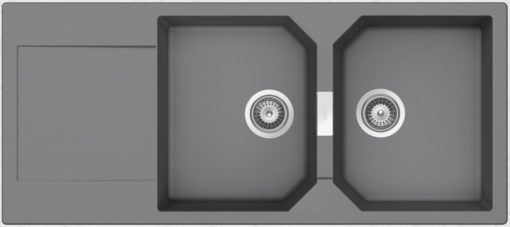 SHOCK CRISTALITE MANHATTAN 30300-1441 CROMA Νεροχύτης Κουζίνας Γρανίτης 116X51
