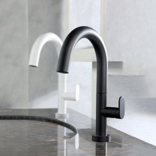 Μπαταρία Νιπτήρος SLIM BLACK MATT μεσαία 500040-400 ARMANDO VICARIO - Image 3