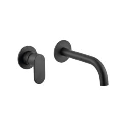 Μπαταρία νιπτήρος εντοιχισμού 2 οπών SLIM BLACK MATT 500045-400 ARMANDO VICARIO