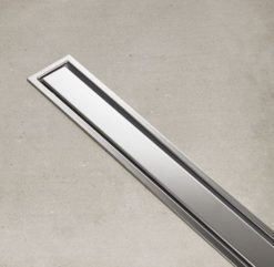 Σχάρα Κανάλι Ντους 60cm INOX για Τοποθέτηση Πλακάκι