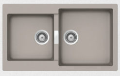 SHOCK CRISTALITE MANHATTAN 30290-1451 CONCRETE BETON Νεροχύτης Κουζίνας Γρανίτης