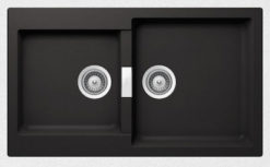 SHOCK CRISTALITE MANHATTAN 30290-1401 NERO Νεροχύτης Κουζίνας Γρανίτης