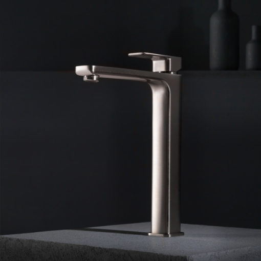 Μπαταρία Νιπτήρος Υψηλή QUADRA INOX FINISH 144309P-110 EURORAMA - Image 3