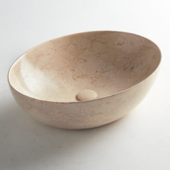 Νιπτήρας Μπάνιου MALIN marble MR55-500 (55X41εκ.) FOSSIL