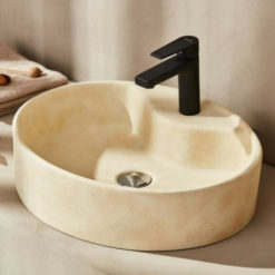 Νιπτήρας Μπάνιου Επικαθήμενος Πέτρινος FONTANA BEIGE