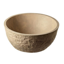 Νιπτήρας Μπάνιου Επικαθήμενος Πέτρινος PIETRA BEIGE Φ40