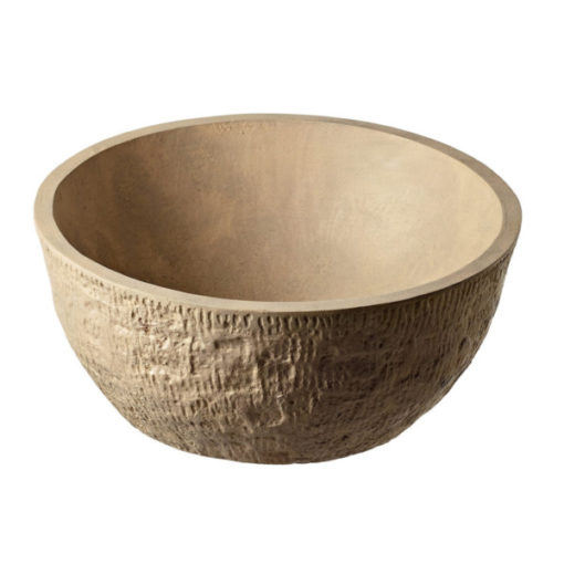 Νιπτήρας Μπάνιου Επικαθήμενος Πέτρινος PIETRA BEIGE Φ40