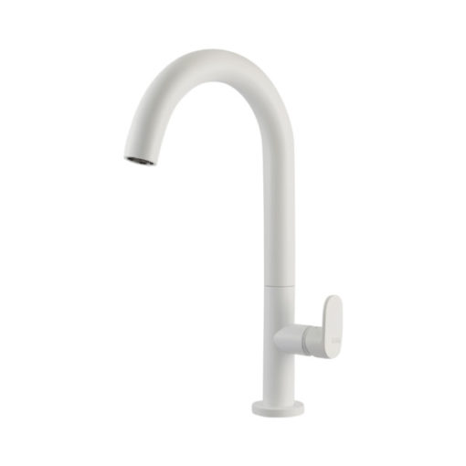 Μπαταρία Νιπτήρος Υψηλή SLIM WHITE MATT 500041-300 ARMANDO VICARIO