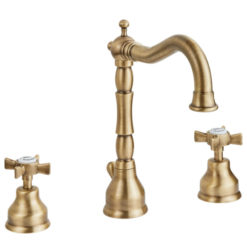 Μπαταρία Νιπτήρος 3 οπών PRINCETON bronze 812-220 BUGNATESE