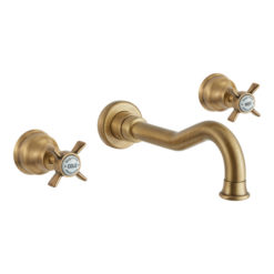 Μπαταρία Νιπτήρος εντοιχισμού PRINCETON bronze 869-220 BUGNATESE