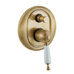 Μίκτης εντοιχισμού 2 εξόδων OXFORD BRONZE 6372-220 BUGNATESE