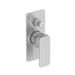 Μίκτης εντοιχισμού 2 εξόδων QUADRA INOX FINISH 144030SL-110 EURORAMA