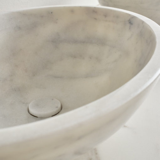 Νιπτήρας Μπάνιου MICA marble DR55-300 (55X41εκ.) FOSSIL - Image 3