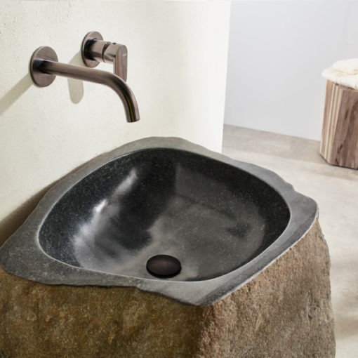 Νιπτήρας Μπάνιου VERO Riverstone RP90 (Φ40-75εκ.) FOSSIL - Image 3