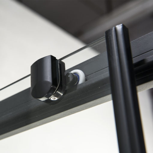 Καμπίνα γωνιακής εισόδου FLOW CORNER ENTRY BLACK MATT CF90C-400 (90X90εκ.) DEVON - Image 3
