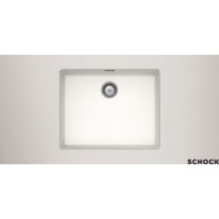 SHOCK CRISTALITE 55.6χ45.6εκ. MANHATTAN 30060U-1301 SUPERWHITE Νεροχύτης Κουζίνας Γρανίτης