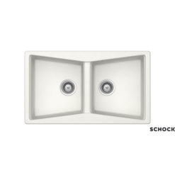 SHOCK CRISTALITE 86χ50εκ. CITY 32290-1301 SUPERWHITE Νεροχύτης Κουζίνας Γρανίτης