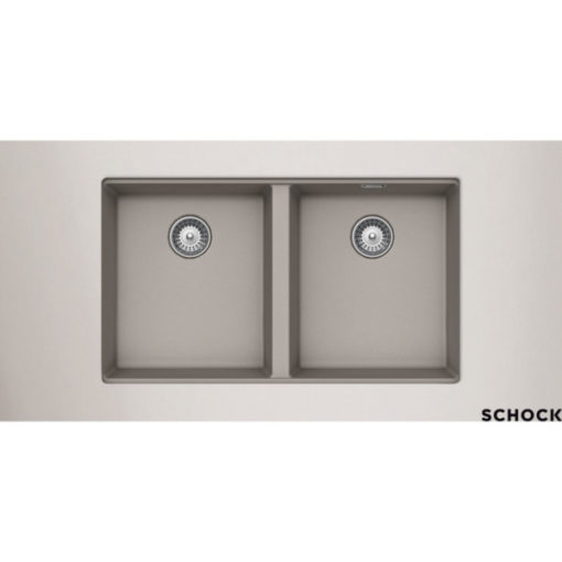 SHOCK CRISTALITE 75χ45.6εκ. MANHATTAN 30290U-1451 CONCRETE BETON Νεροχύτης Κουζίνας Γρανίτης