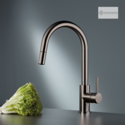 Μπαταρία Κουζίνας INOX 70260-411 BLACK BRUSHED PVD EURORAMA