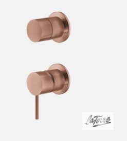 Μίκτης Εντοιχισμού 2 εξόδων ELLE 316 35314-811 rose gold brushed pvd LA TORRE