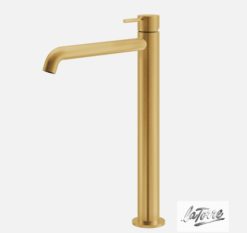 Μπαταρία Νιπτήρος Υψηλή ELLE 316 35016-211 gold brushed pvd LA TORRE
