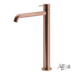 Μπαταρία Νιπτήρος Υψηλή ELLE 316 35016-811 rose gold brushed pvd LA TORRE