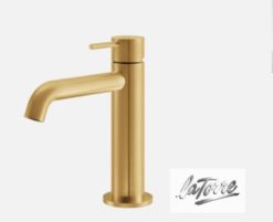 Μπαταρία Νιπτήρος ELLE 316 35004-211 gold brushed pvd LA TORRE