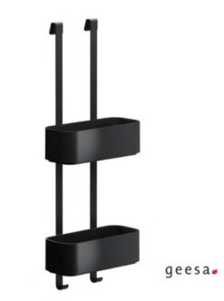 Κρεμαστή σπογγοθήκη - μπουκαλοθήκη FRAME black matt 8902-400 GEESA