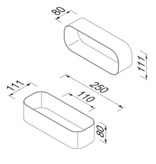 Καλάθι - εταζέρα FRAME black matt 8901-400 GEESA - Image 2