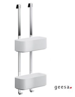 Κρεμαστή σπογγοθήκη - μπουκαλοθήκη FRAME white matt 8902-300 GEESA