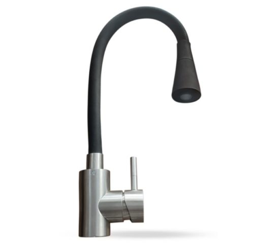Μπαταρία Κουζίνας με Εύκαμπο Ρουξούνι OPTION FLEXI INOX