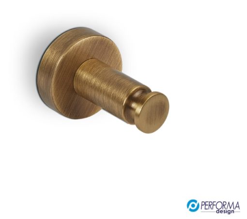 Άγκιστρο μονό 4,6εκ. WISH bronze brushed 807-221 PERFORMA DESIGN