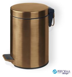 Επιδαπέδιο χαρτοδοχείο 3L WISH bronze brushed 835-221 PERFORMA DESIGN