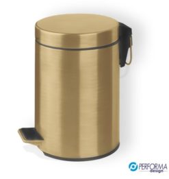 Επιδαπέδιο χαρτοδοχείο 3L NEMOX gold brushed 835-201 PERFORMA DESIGN