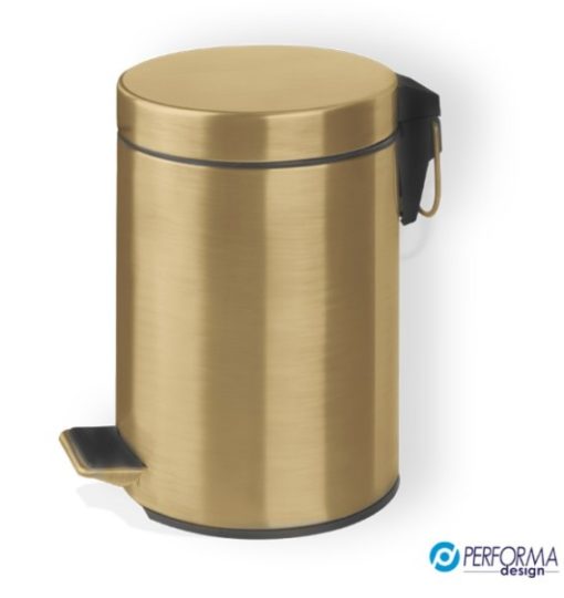 Επιδαπέδιο χαρτοδοχείο 3L NEMOX gold brushed 835-201 PERFORMA DESIGN