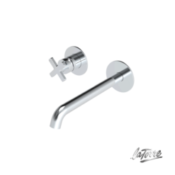Μπαταρία Νιπτήρος Εντοιχισμού ELLE CROSS 38032-100 CHROME LA TORRE