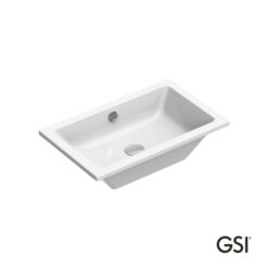 Νιπτήρας KUBE 60 x 37 Yποκαθήμενος GSI