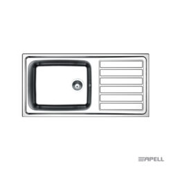 Νεροχύτης Ανοξείδωτος ANNIVERSARIO 8115-110 ΛΕΙΟ SATIN  Ένθετος APELL