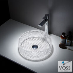 Νιπτήρας Γυάλινος RING-D Φ40εκ. VL1040-000 VOSS GLASS CLEAR